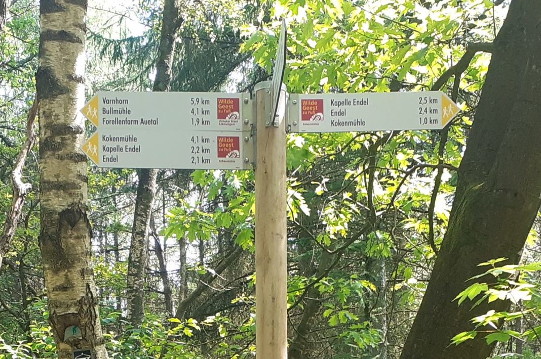 Naturpark Wildeshauser Geest Wanderwegweisung