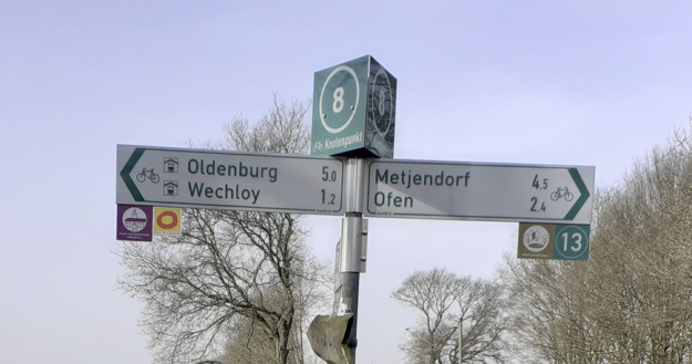 Modernisiserung des städtische Radwegweisungsnetzes der Stadt Oldenburg gestartet